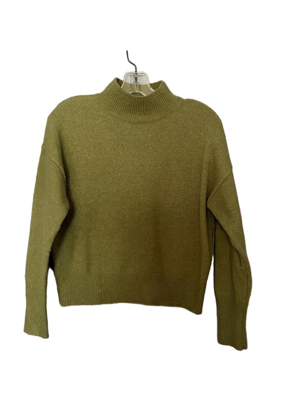 Sophie Rue Green Mock Neck Sweater  XS -